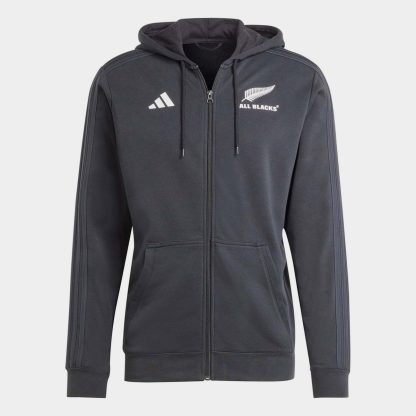 adidas New Zealand All Blacks 2023 FZ Hoodie Mens